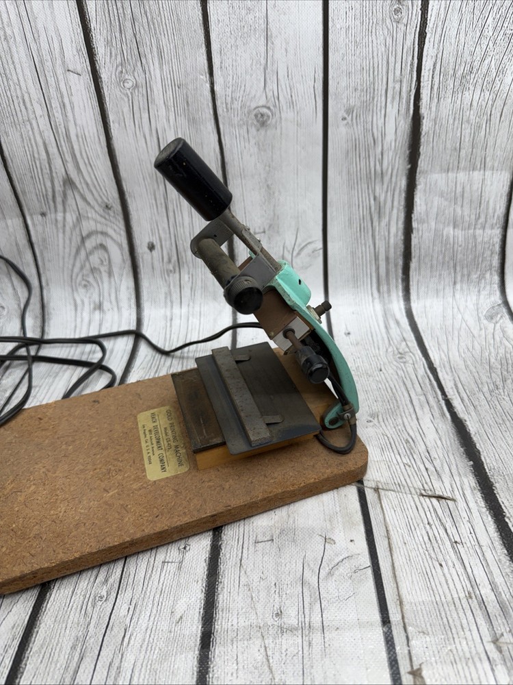 Vintage Precise Printer Stamping Machine Veach Development Gold Printing GS-475