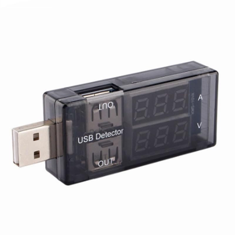 USB Power Meter, 3-9V 0-5A Voltage Tester Multimeter, LCD Digital Multimeter