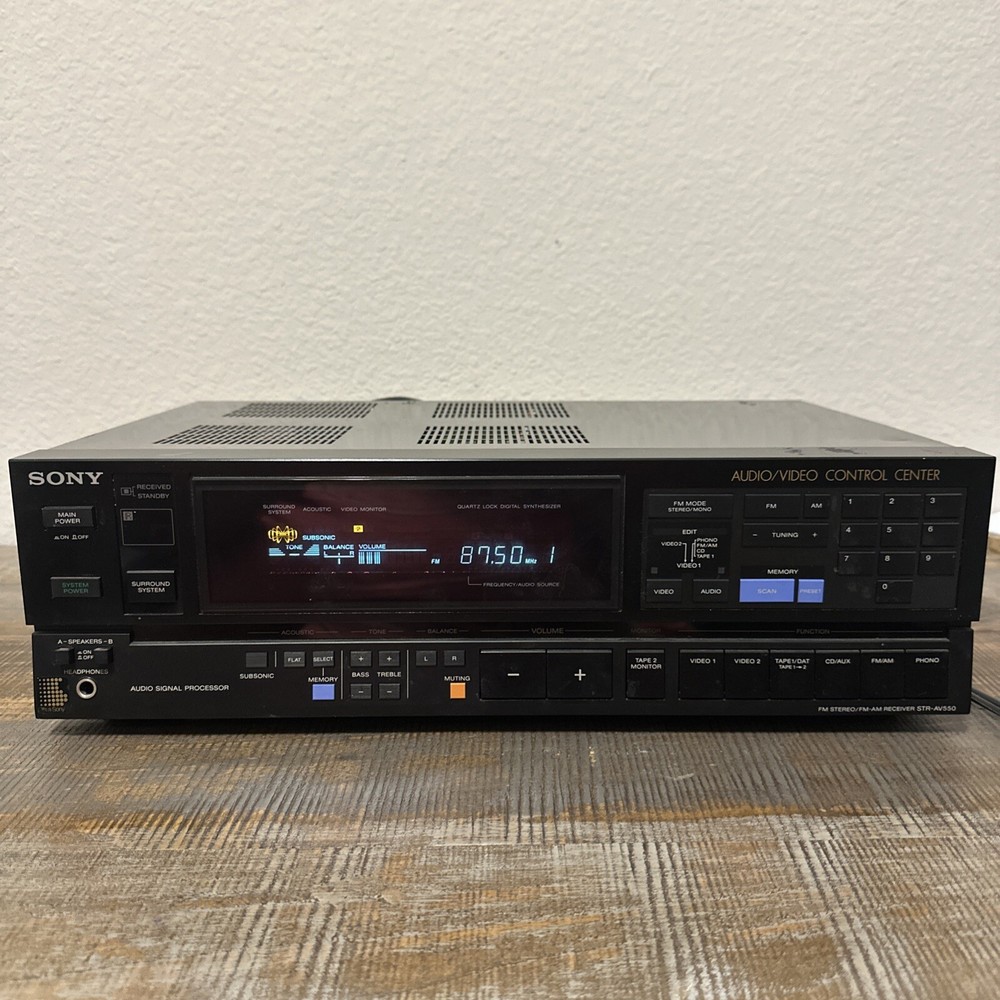 Sony Audio Video Computer Control Center Receiver STR-AV550 - Tested Working