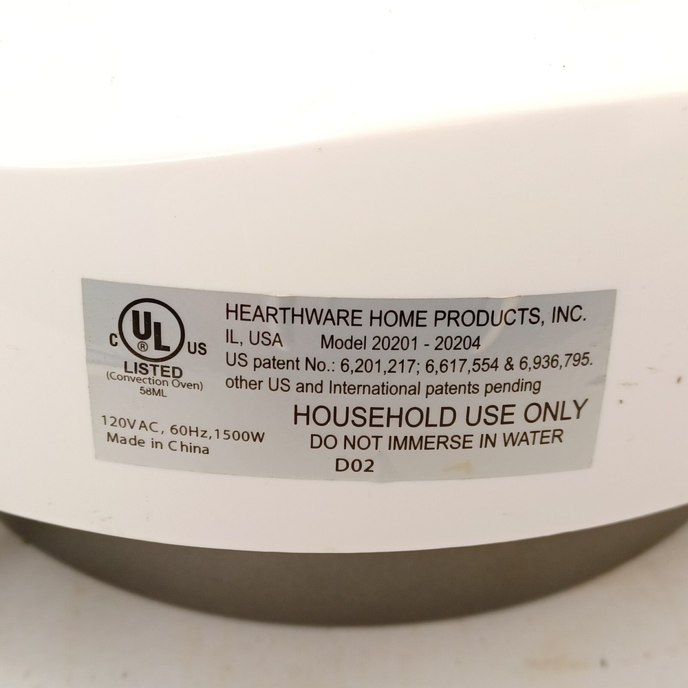 Hearthware NuWave 20201-20204 Motor Power Head Replacement Part