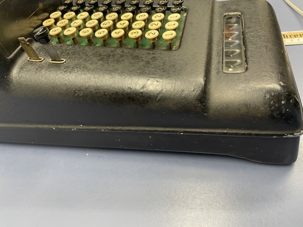 Antique 1898 Burroughs Hand Crank Adding Machine Calculator Working See Videos