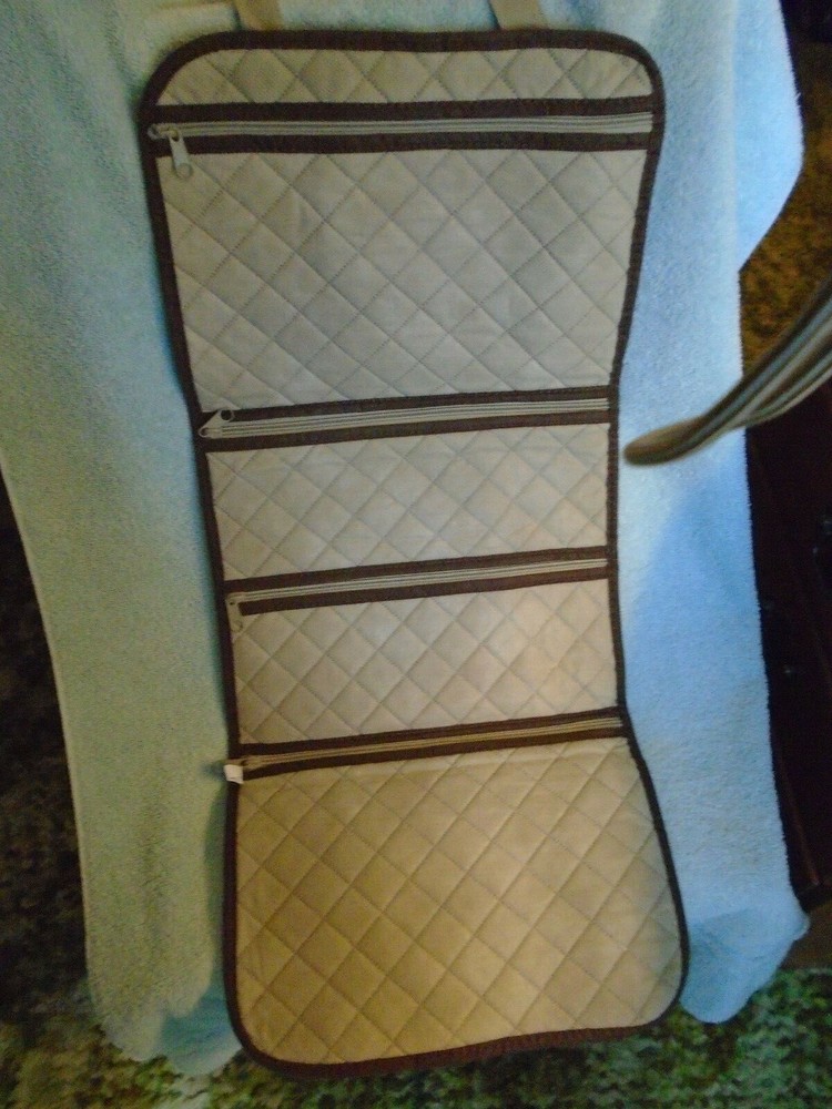 Brown Cloth Accessories Holder