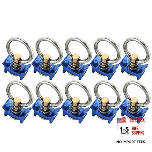 Single Stud L-Track Fitting with Round Ring 10 Pack