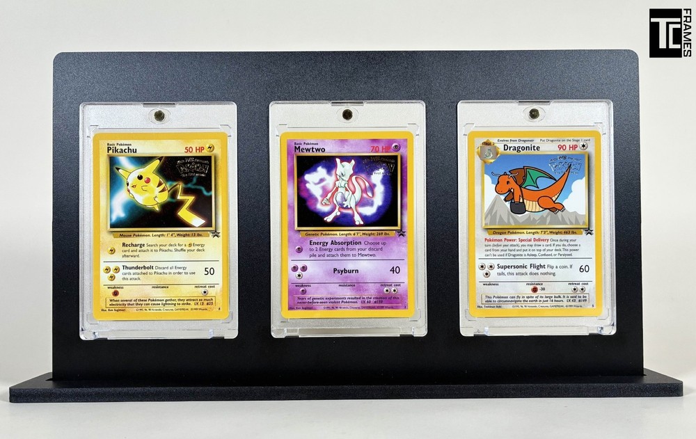 Triple Trading Card One-Touch Display (With Stand + One-Touch Cases 35PT)