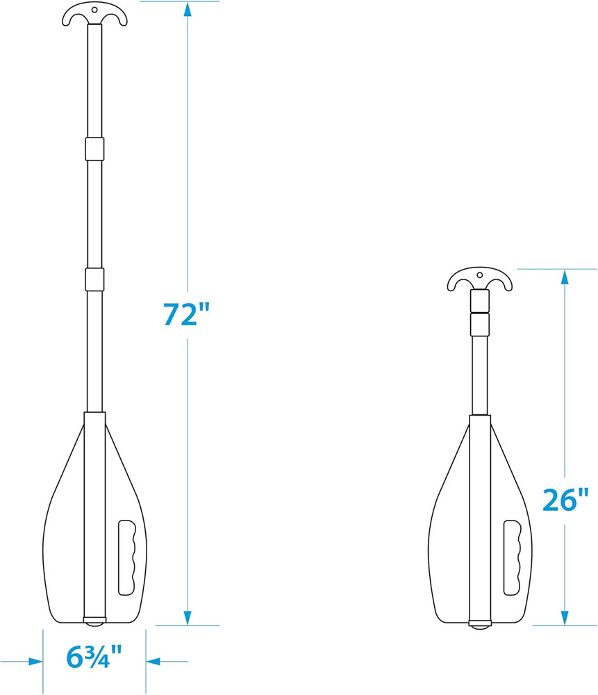Emergency Multi-Purpose Telescoping Boat Hook and Paddle