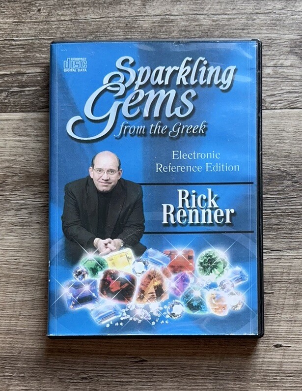 Sparkling Gems from the Greek Rick Renner Software CD-ROM Electronic Reference