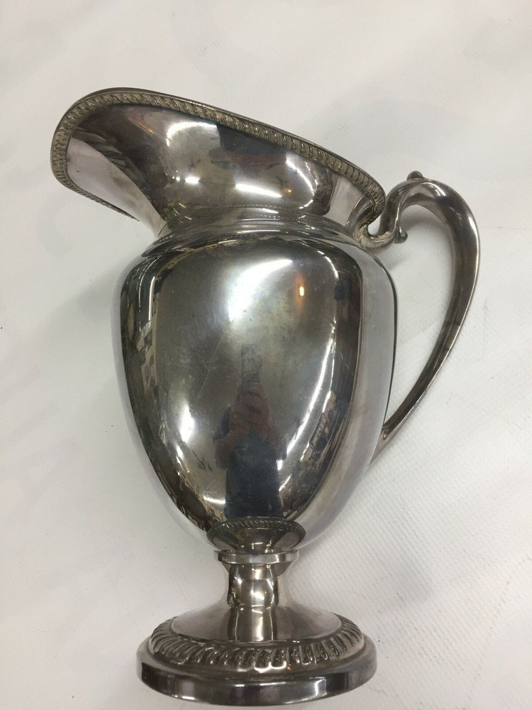 Antique Amston Fine Silver Plate Pitcher