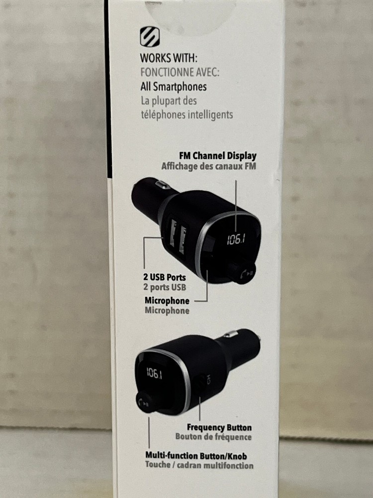 Scosche BTFreq Wireless Bluetooth Hands-Free Car Kit BTFM4