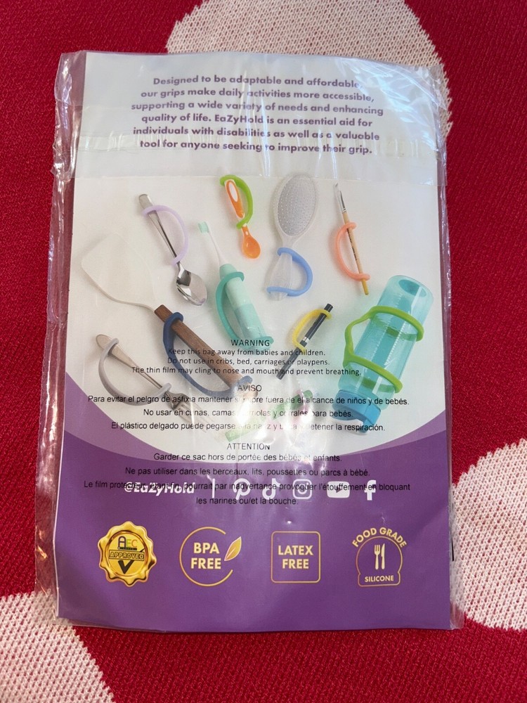 EazyHold Kitchen 3 Pack for easy eating, drinking and cooking