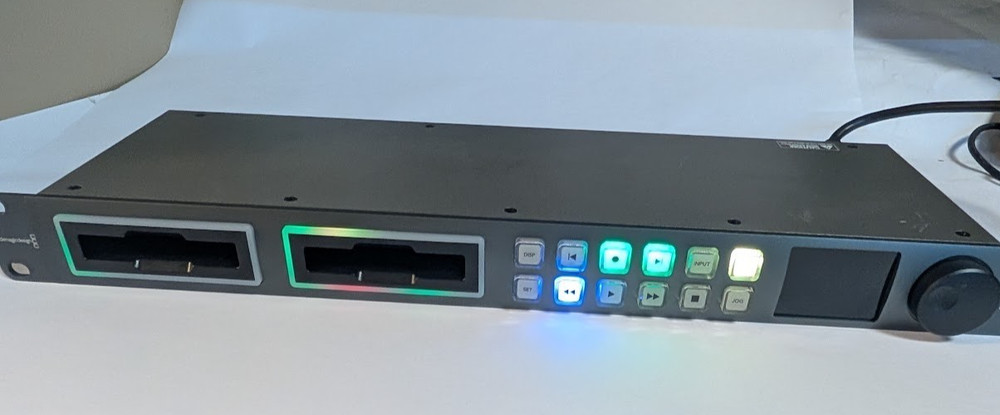 Blackmagic Design HyperDeck Studio Pro 2 Broadcast 4K SSD Video Recorder/Player