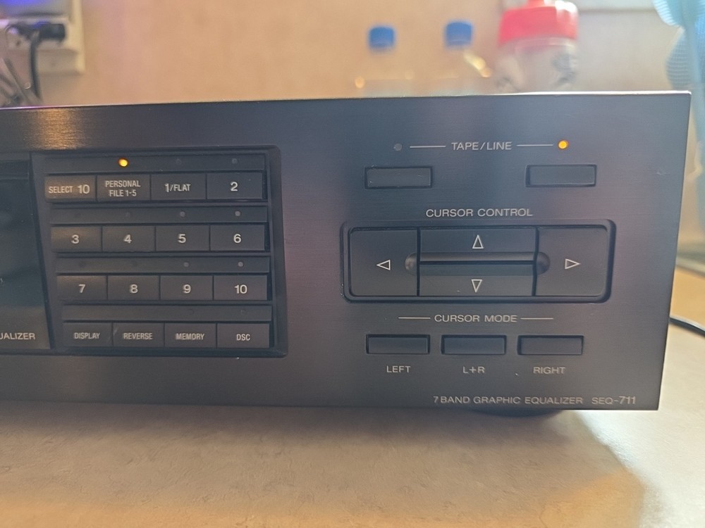 Sony SEQ-711 2 Channel 7 Band Digital Equalizer Bundle Remote *Read description*