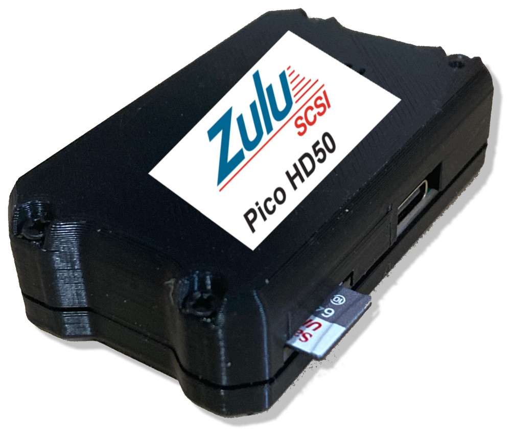 ZuluSCSI Pico HD50 Plug-In SCSI SD Drive