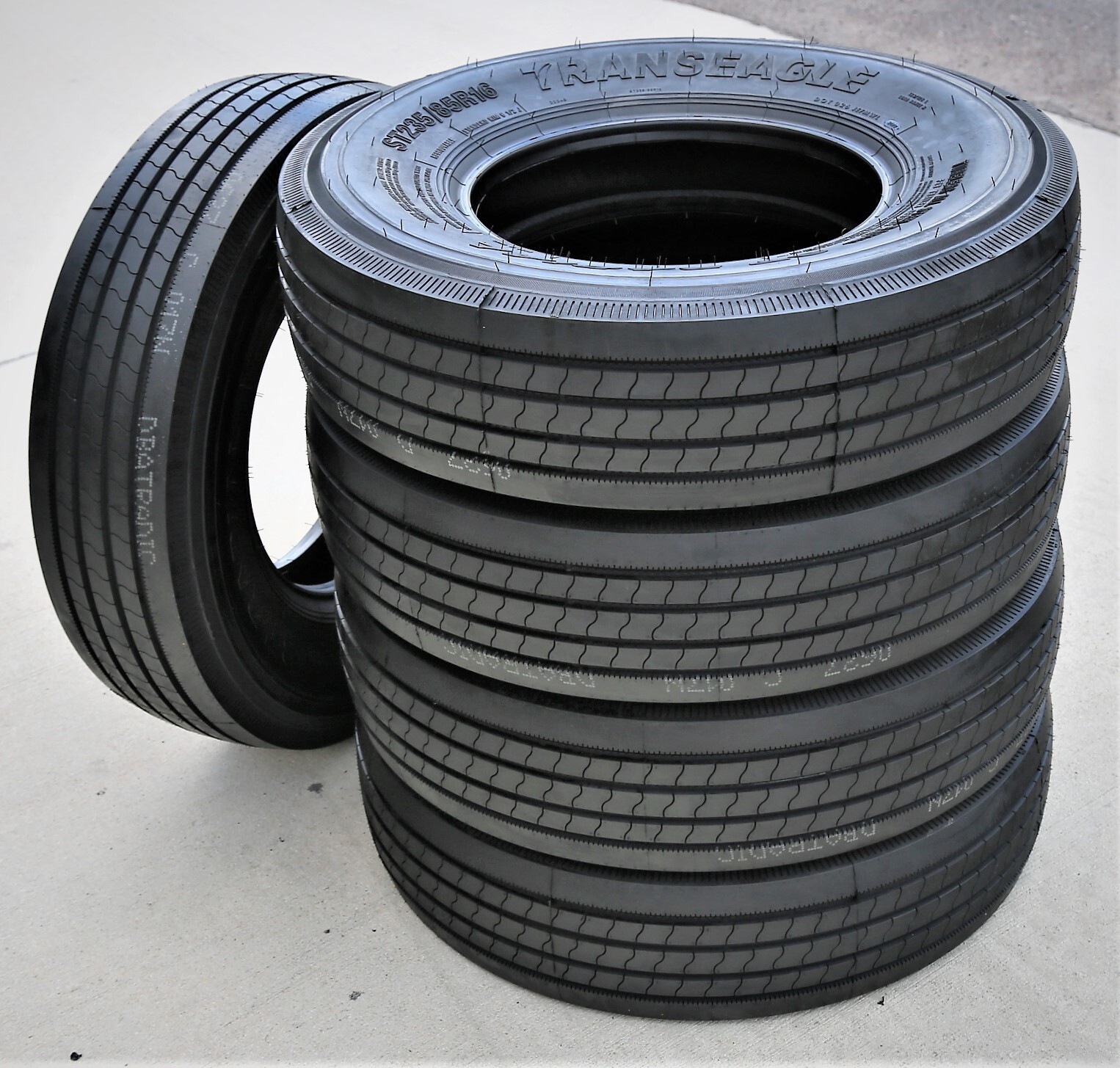 4 Tires Transeagle All Steel ST Radial ST 235/85R16 Load H 16 Ply Trailer