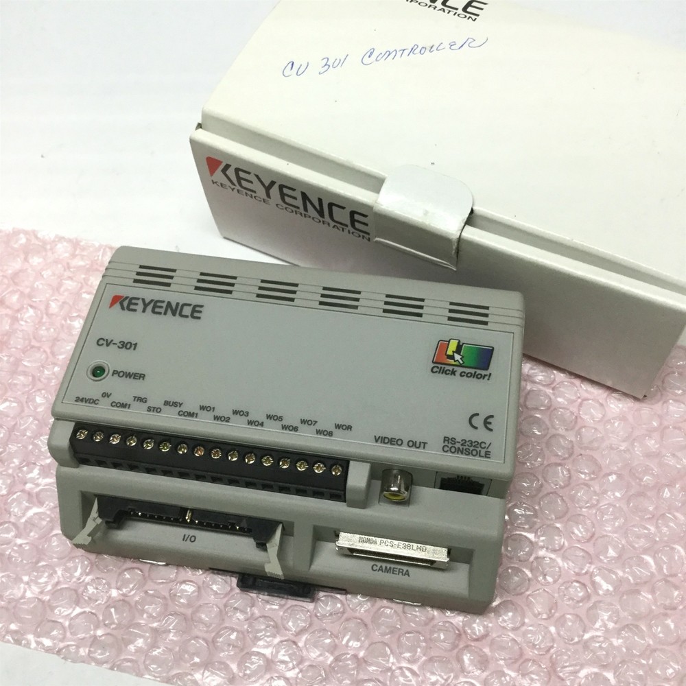 Keyence CV-301 Compact Machine Vision Color System Camera Controller Module