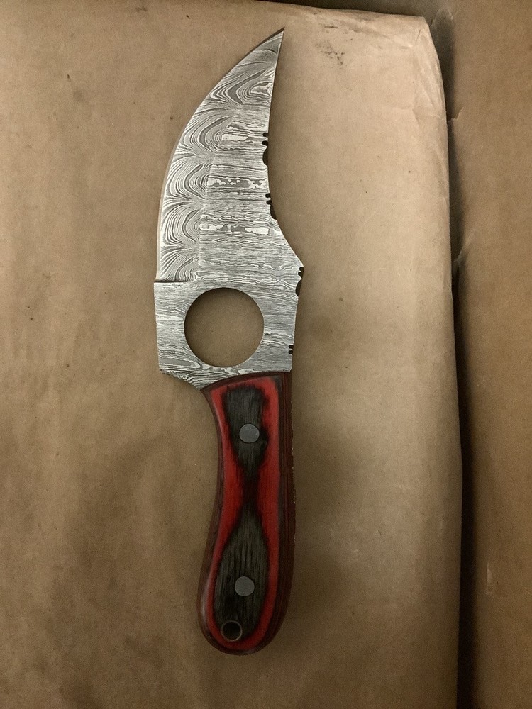 DAMASCUS RED HANDLE SKINNER (G29009403)