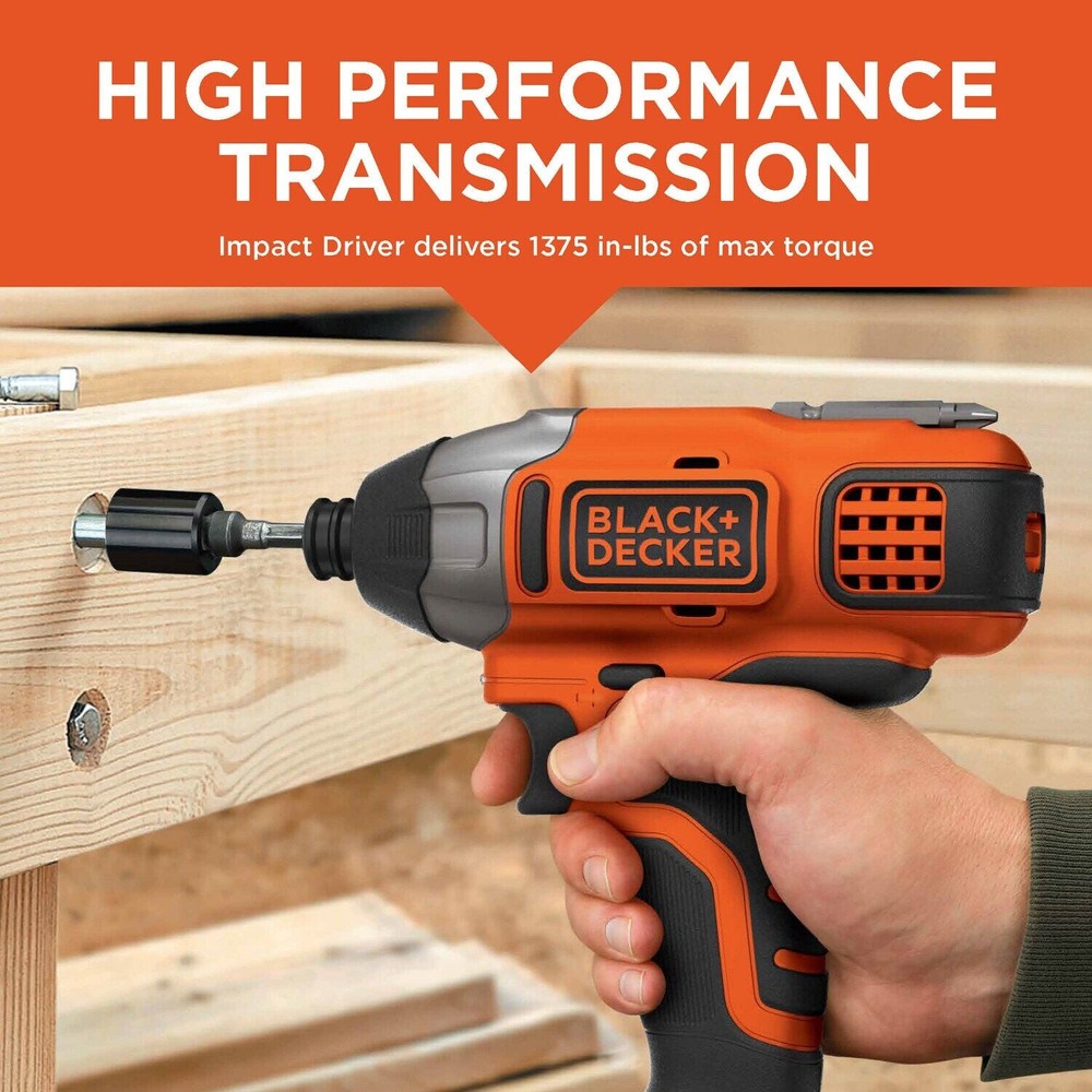 BLACK+DECKER 20V MAX* Cordless Drill and Impact Driver - BD2KITCDDI