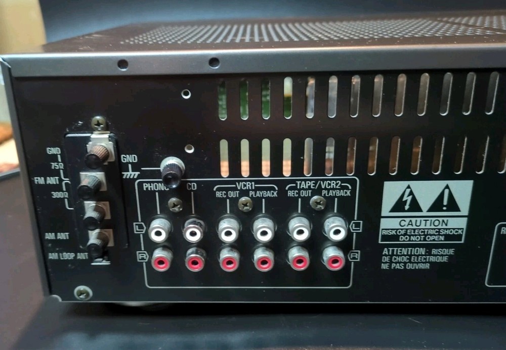 Technics Receiver Synthesizer SA-GX100 Working, Quartz, A/B Speaker