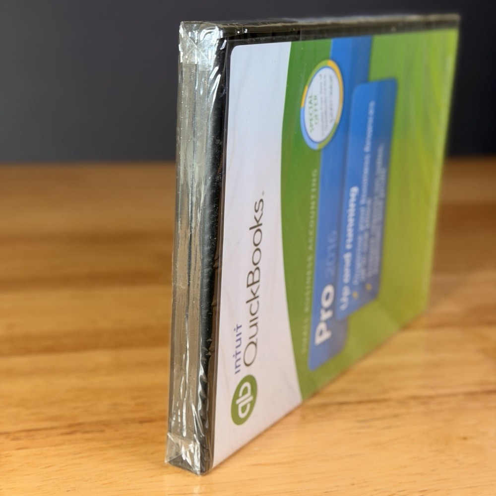 NEW Quickbooks 2016 Desktop Pro Windows Retail -NO SUBSCRIPT10N- SEALED