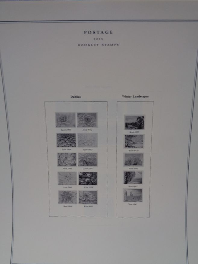 SCOTT National 2025 US Stamp album supplement # 93 NEW most recent 100S025