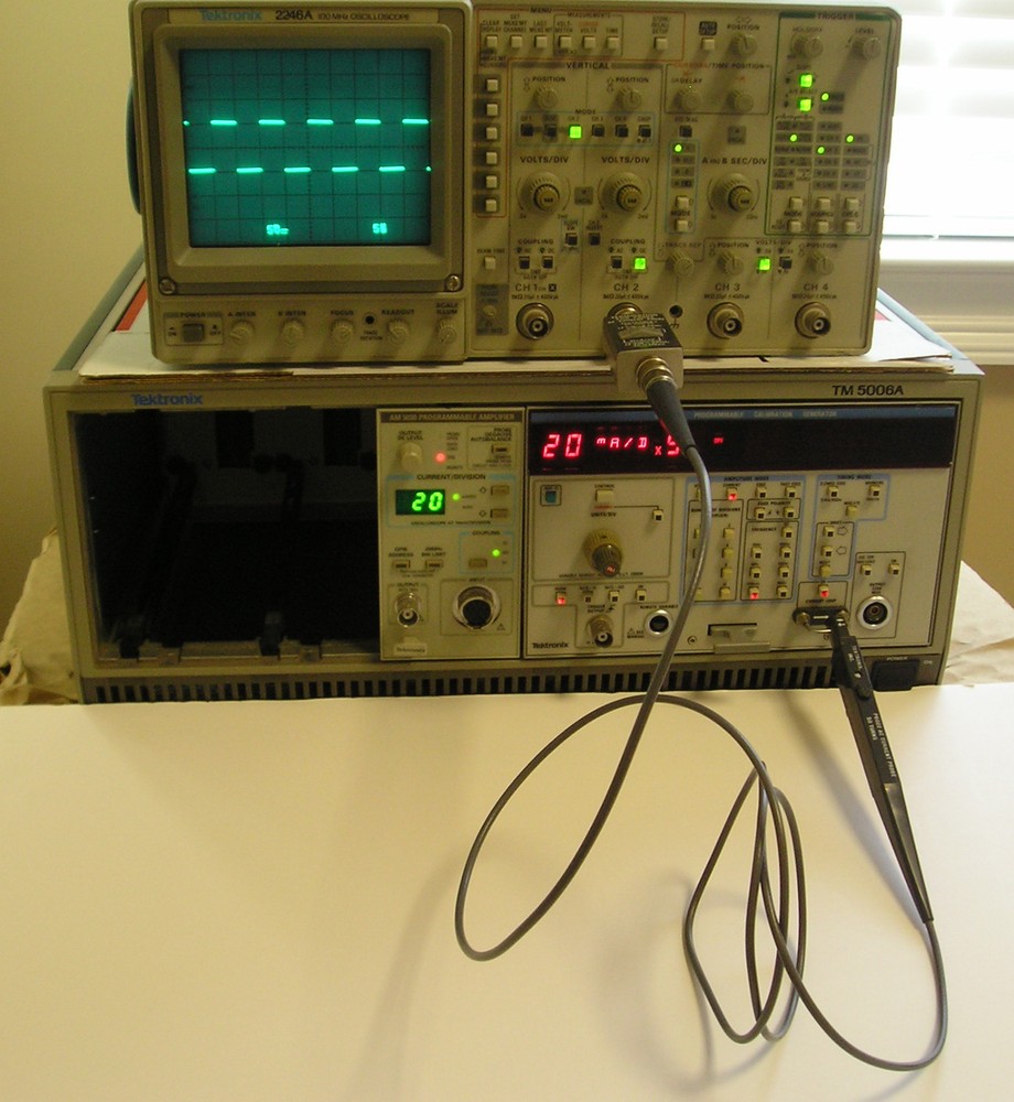 Excellent Tektronix P6022 Current Probe + Termination/ Fully Tested