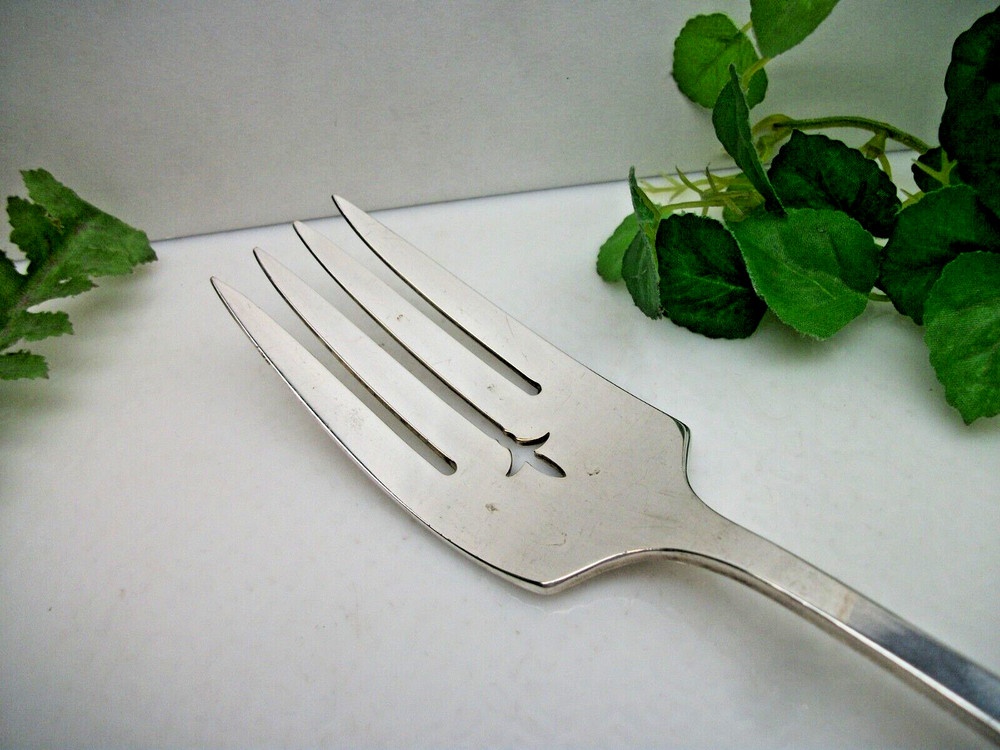 Oneida 1881 Rogers PROPOSAL Silverplate Cold Meat Serving Fork 1954