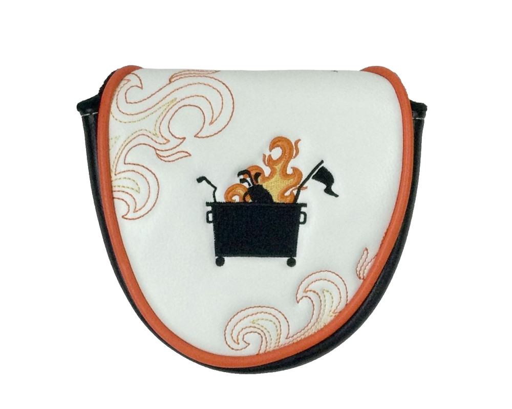 PRG Golf Dumpster Fire NEW Mallet Putter Headcover