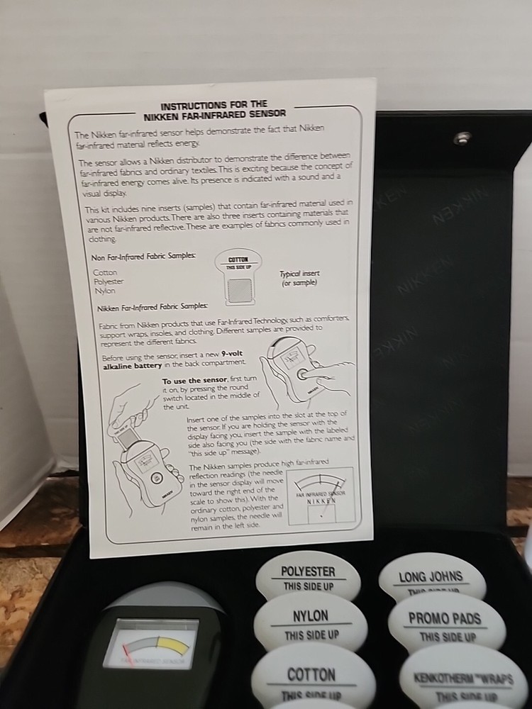 NIKKEN FAR-INFRARED SENSOR IN STORAGE BOX Never Used