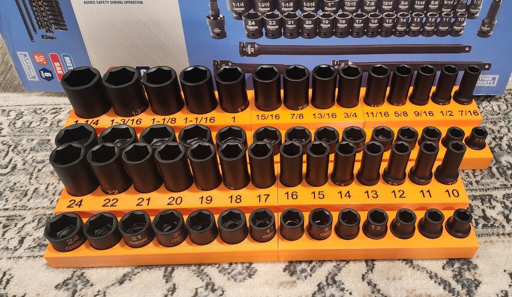 Quinn 1/2" Impact  Master SET Socket Organizer
