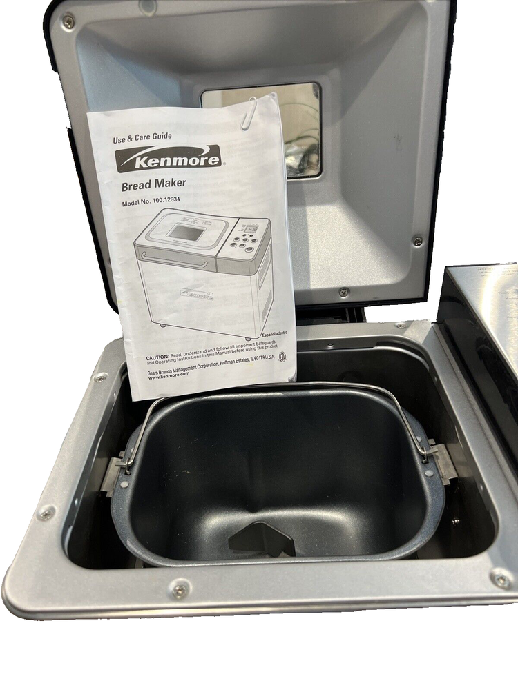 Sears Kenmore 2 Pound Digital Bread Maker Machine Stainless 100.12934 TESTED