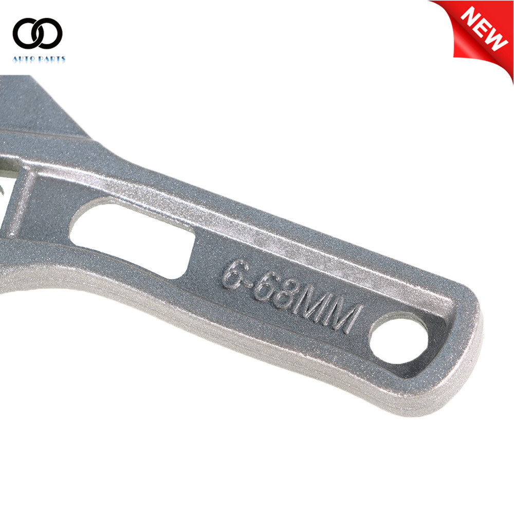 Adjustable Wide Large Spanner Wrench 6-68mm Hand Nut Opening Pipe Tool Jaw