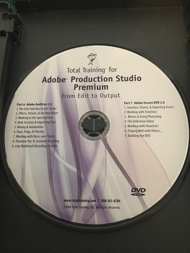 Total Training For Adobe Production Studio Premium PROFESSIONAL SERIES