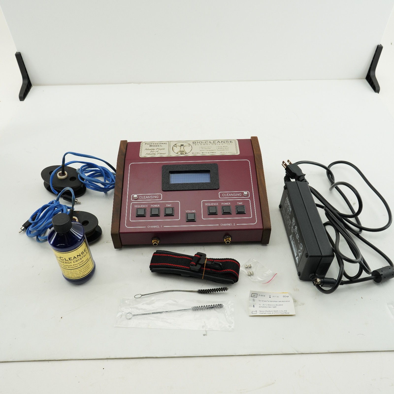 Bio Cleanse Tech Professional Foot Bath Detox Kit RARE detoxification