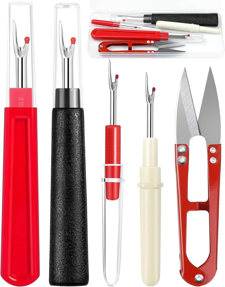 Complete Seam Ripper and Scissors Set – Essential Tools for Sewing Projects