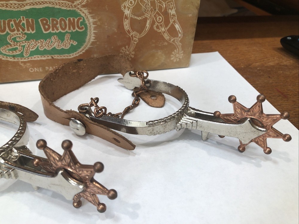 Buck’N Bronc Spurs In Box. Fast Ship.