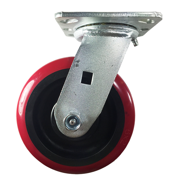 6" x 2" Heavy Duty "Polyurethane Wheel" Caster - Swivel