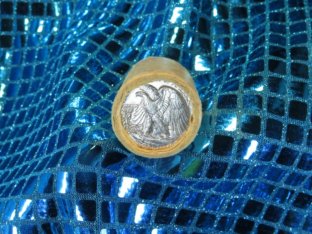 $10 ROLL HALF DOLLAR ROLL 1941 PROOF WALKER END / WALKER P END BIN HF10