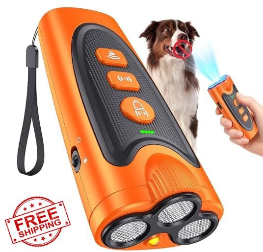 LoveTail 3X Ultrasonic Dog Bark Deterrent Training Modes