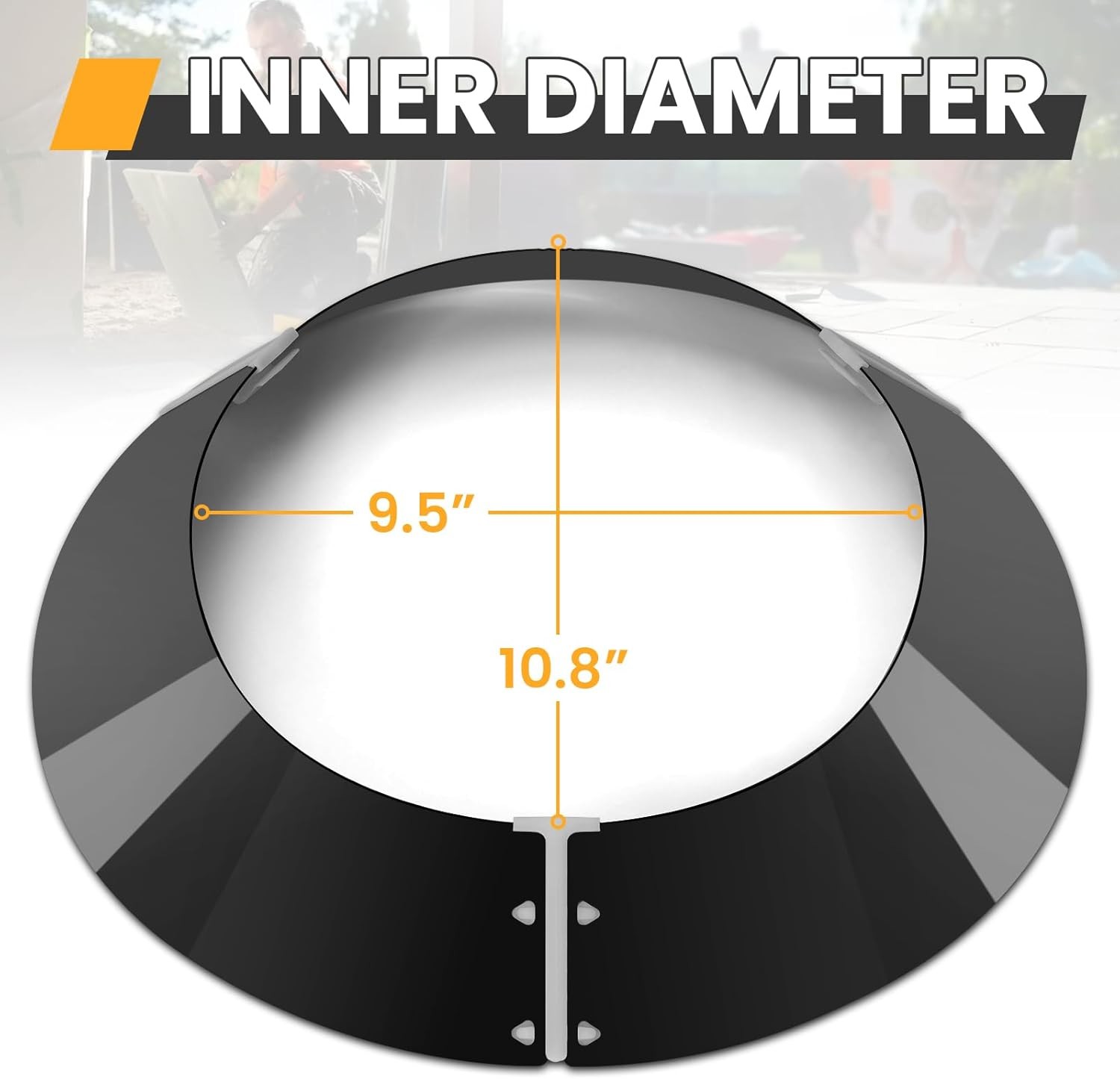 Hard Hat Sun Shade Visor Compatible with LANON full brim hard hat