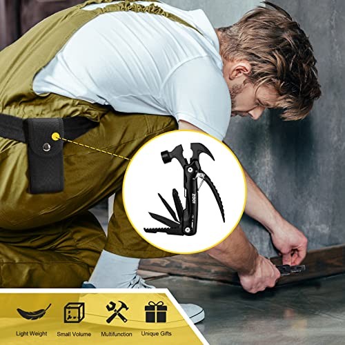 ZOOI - 12 in 1 Hammer Multitool - Camping Multitool & Pocket Multitool