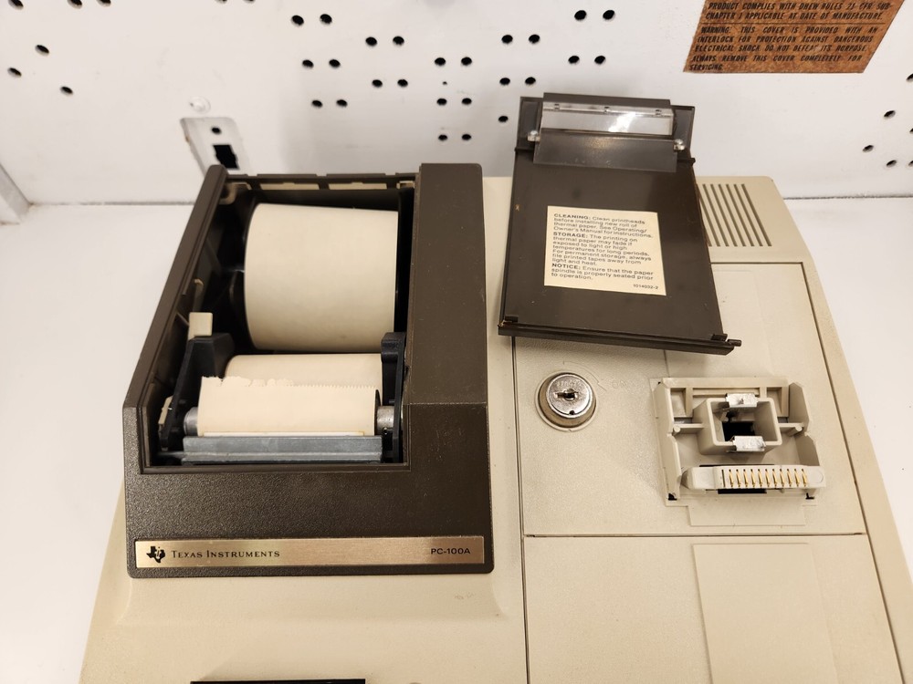 Texas Instruments TI Programmable 59 Calculator PC-100A No Power Cord UNTESTED