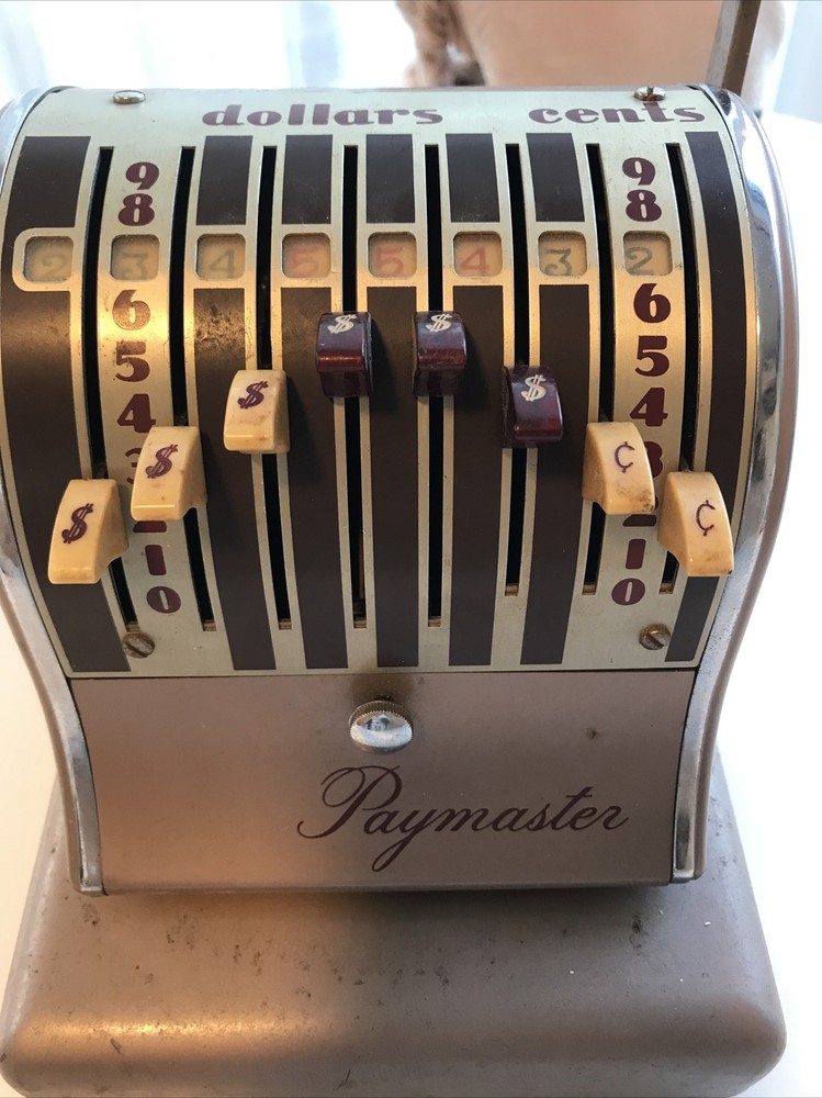 Paymaster antique vintage Check Writer