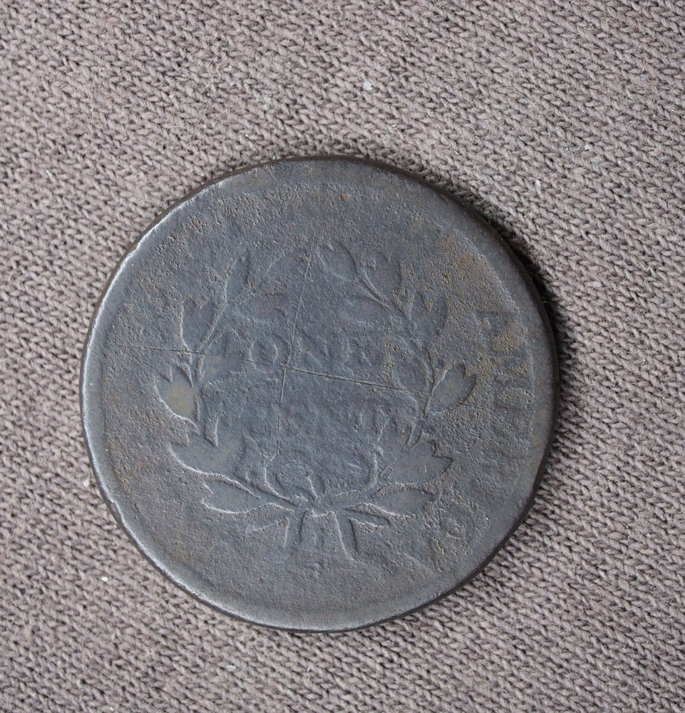 1806 Draped Bust Large Cent US mint copper coin