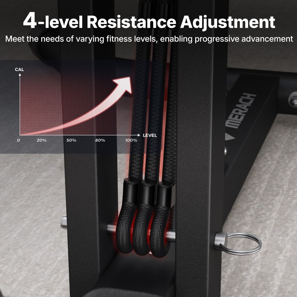 Deep Squat Adjustable Machine Glute Trainer Exercise Fitness Workout Machine New