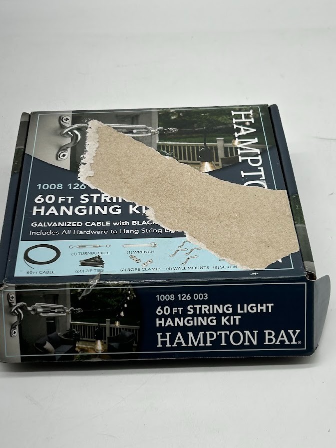 Hampton Bay String Light Installation Hardware Kit 60 Ft 12300-18