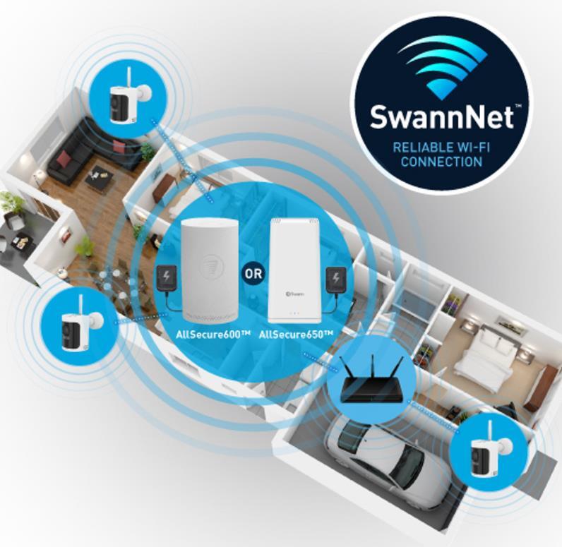 Swann 2K Wireless Camera for AllSecure650 & AllSecure600 Kits - 3 Pack