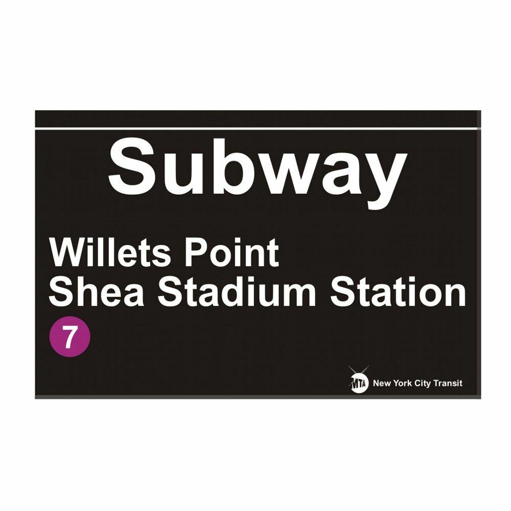 Shea Stadium Subway Magnet