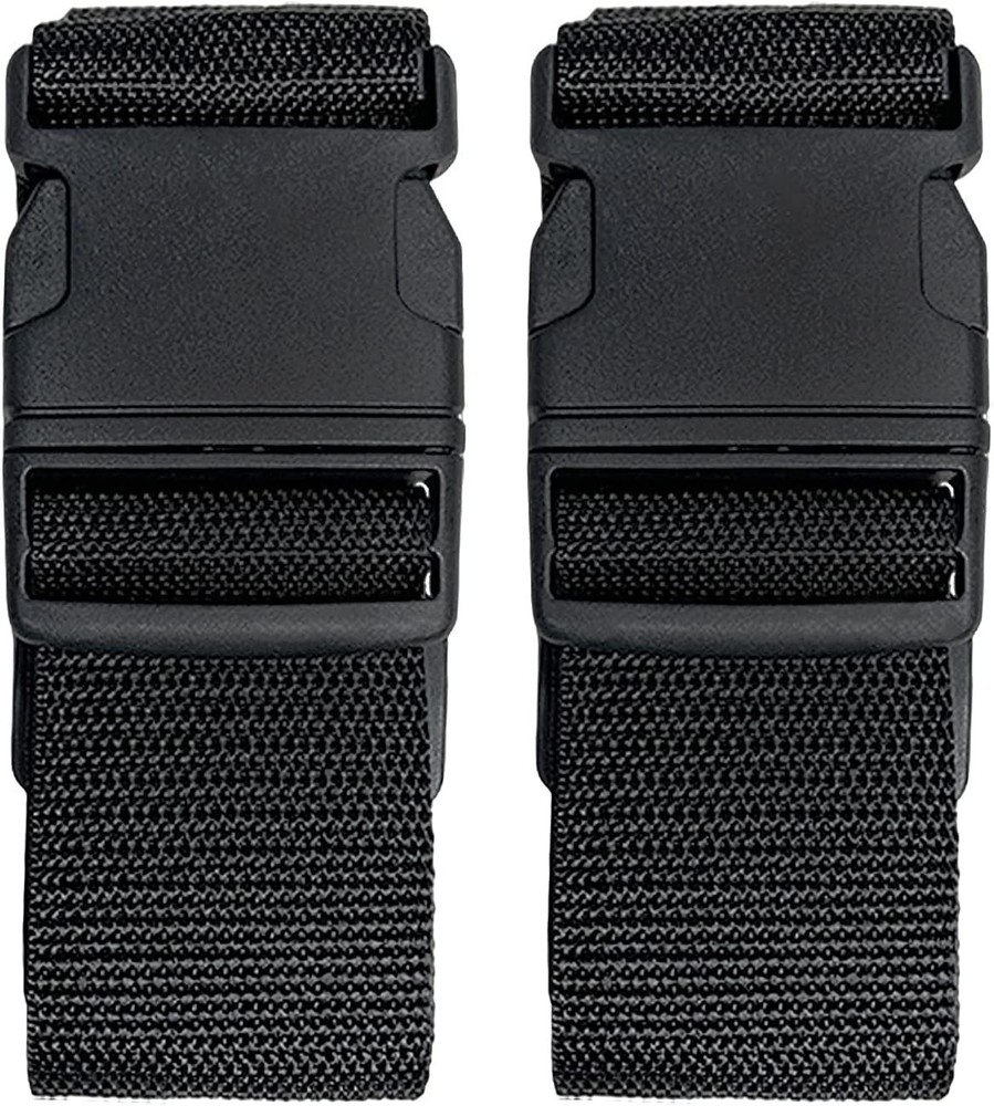 Lightweight 2 Pack Suitcase Belts: Adjustable Travel Straps with Quick Release