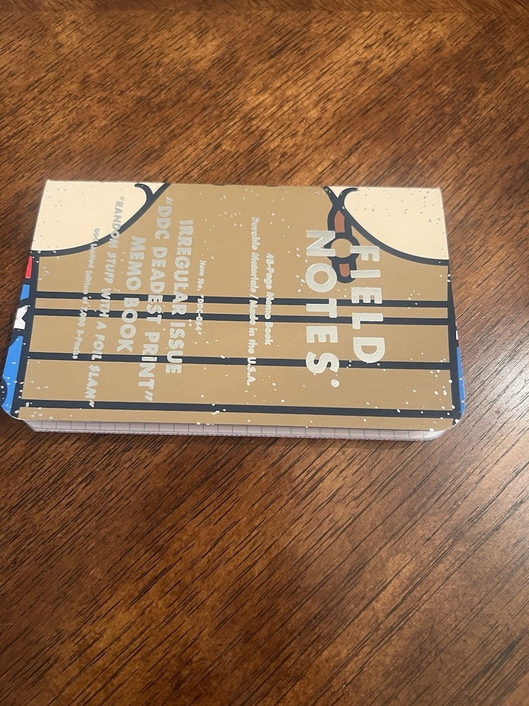 Field Notes Single Notebook DDC Deadest Print