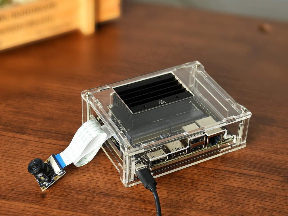 Acrylic Clear Case Enclosure Specialized for Jetson Nano 2GB Developer