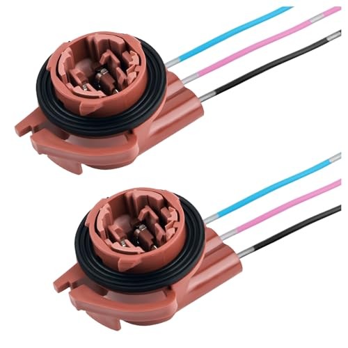 2PCS 3157 Turn Signal Socket,Standard Brake Light Socket with Tail Light